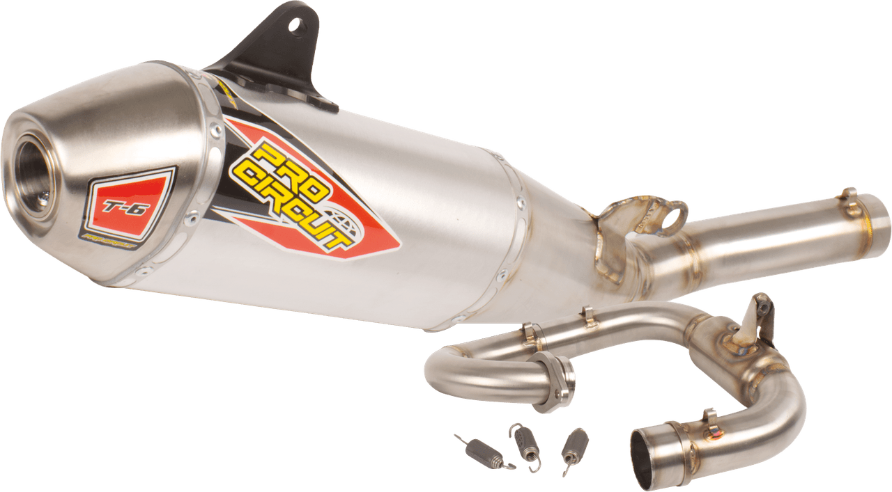 T-6 STAINLESS SYSTEM W/REMOVABLE SPARK ARRESTOR
