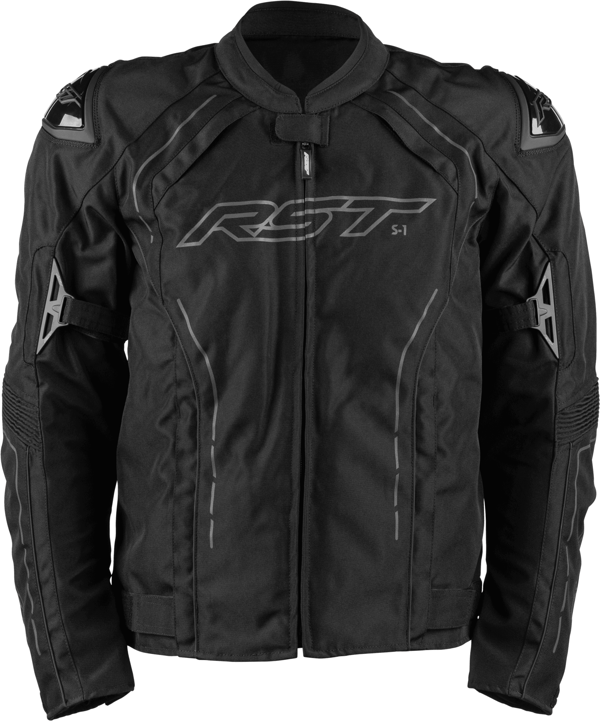 S1 CE JACKET BLACK/BLACK TEXTILE LG