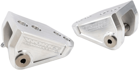 FOOT PEG MOUNT ALUMINUM KX250/450