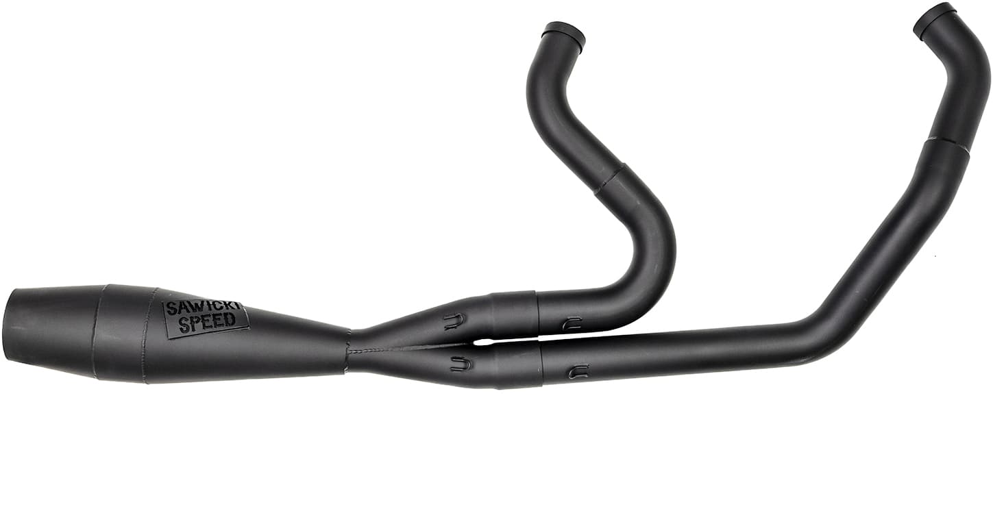 Sawicki 2IN1 M8 Softail Shorty Cannon Black