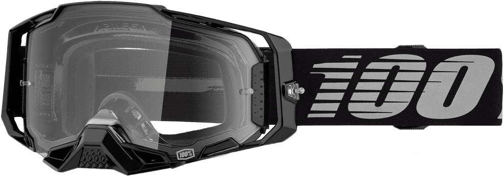 ARMEGA GOGGLE BLACK CLEAR LENS