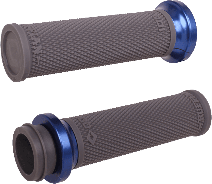 Odi Rufian Grips Indian Tbw 1" Graphite/Blue