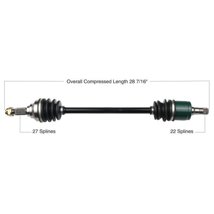 TYTANEUM OE REPLACEMENT CV AXLE JOHN DEERE FRONT LEFT