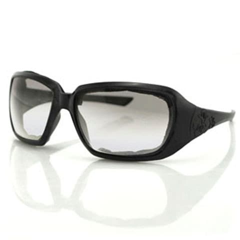 SCARLET SUNGLASS, BLK FRAME, ANTI-FOG CLEAR, FOAM