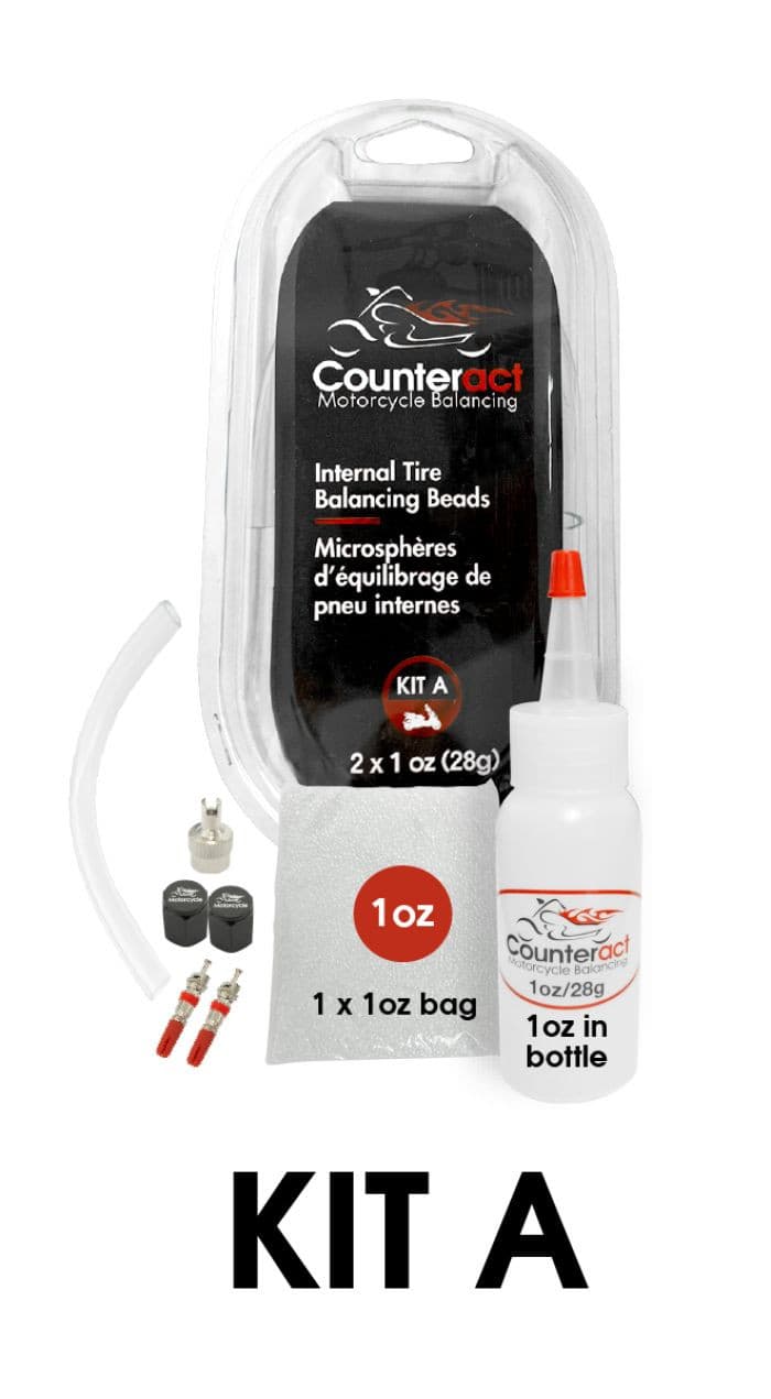 COUNTERACT BEAD KIT (2) 1OZ BAGS CAPS/CORES/CORE TOOL/BOTTLE