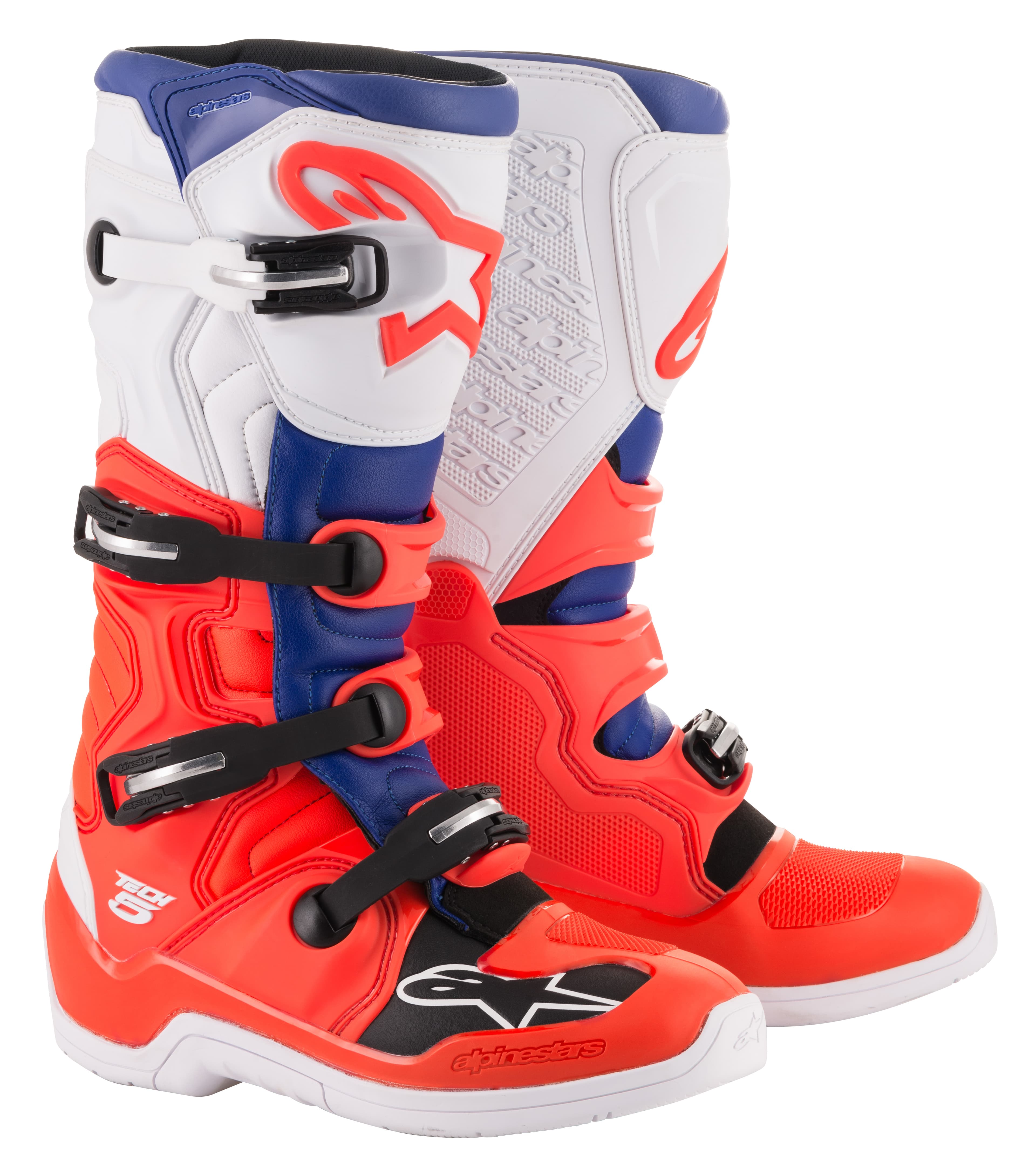 TECH 5 BOOTS RED/BLUE/WHITE SZ 07