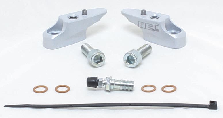 Helibars Handlebar Risers Silver BMW