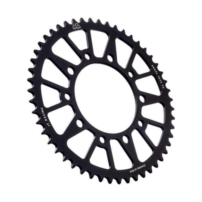 REAR ALLOY SPROCKET BLACK 51-TOOTH