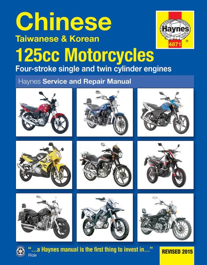 CHINESE, TAIWANESE & KOREAN 125CC MOTORCYCLES, '05-'15