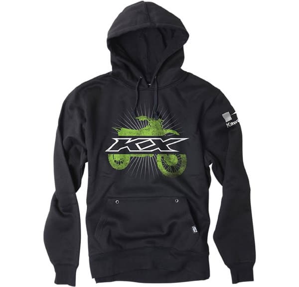 FACTORY EFFEX KAWASAKI KX BIKE YOUTH PULLOVER / BLACK (M)