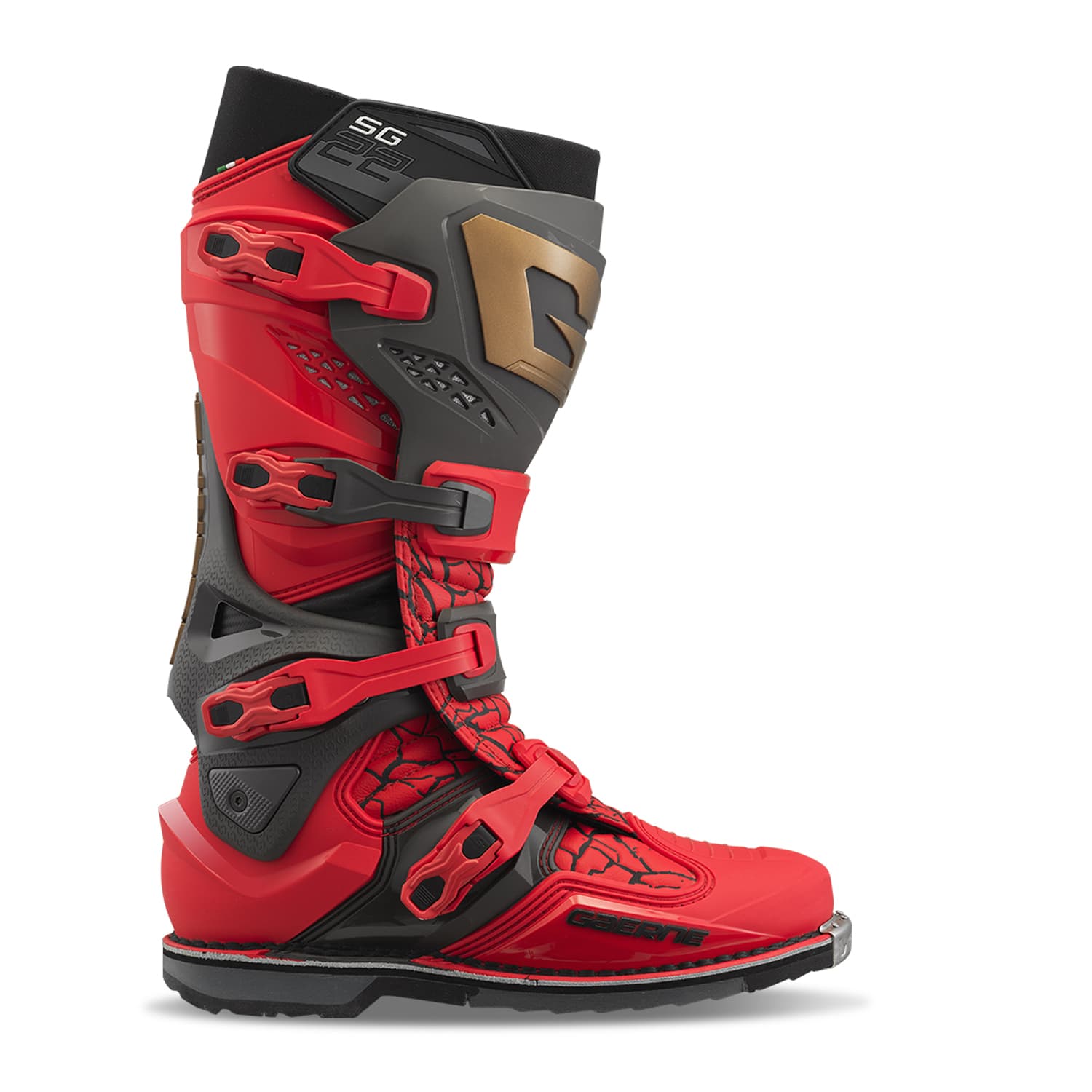 SG22 MAGMA MJK LE BOOTS RED/BLACK/GOLD SZ 11