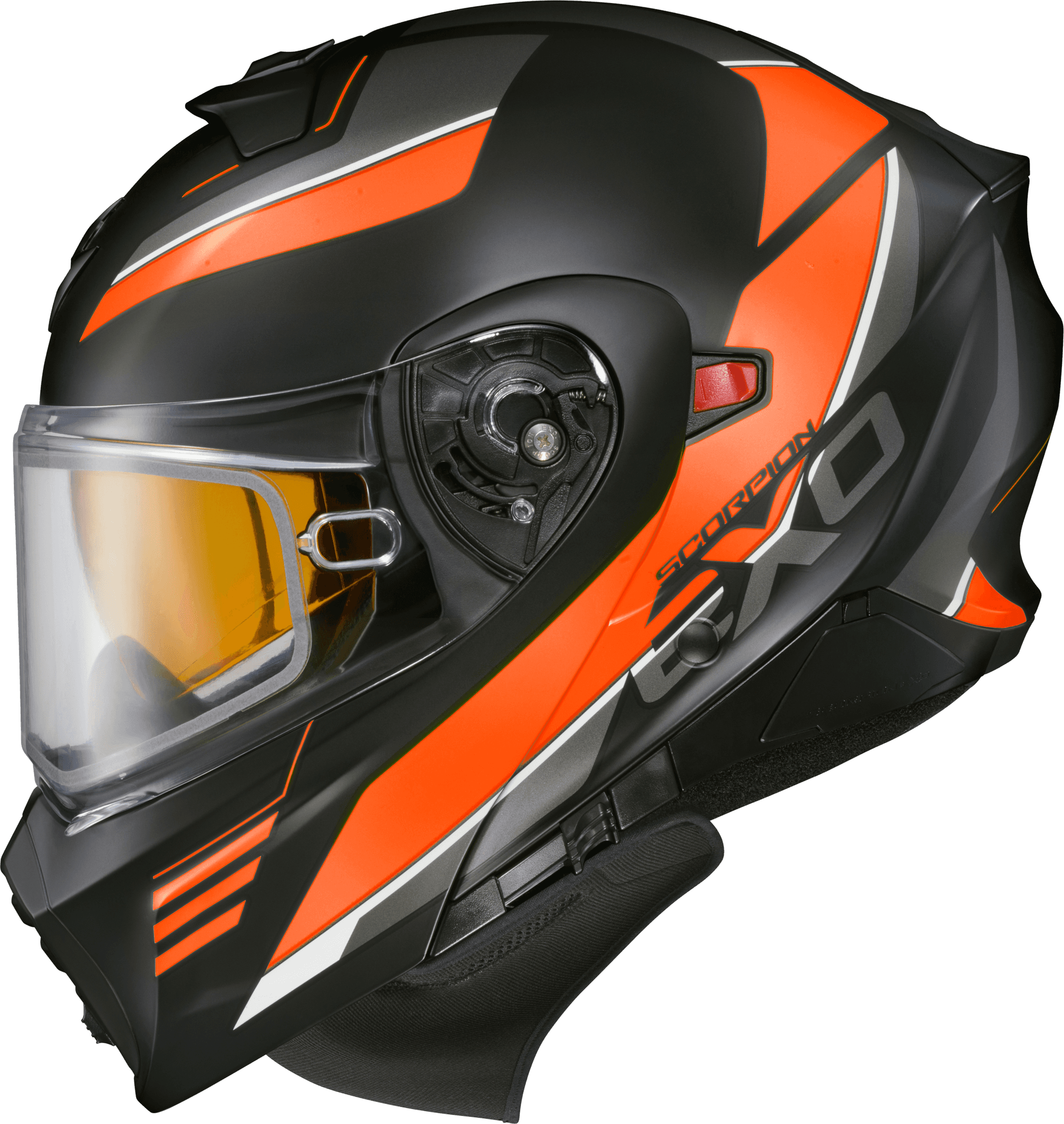 Scorpion Exo EXO-GT930 Cold Weather Helmet Modulus Orange LG (Electric)