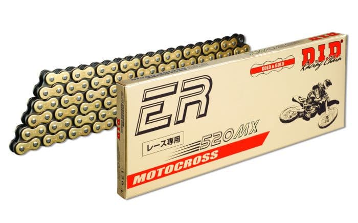 D.I.D NON-SEALED CHAIN 520MX GOLD & BLACK 116RB