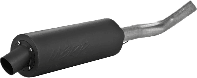 SINGLE SLIP-ON SYSTEM W/ 4.25" SPORT MUFFLER BLK