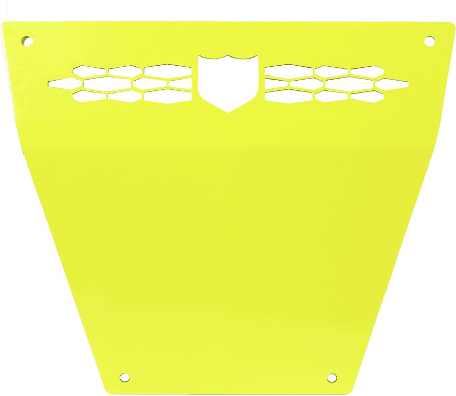 Pro Armor Front Race Skid Plate Lime Squeeze Polaris