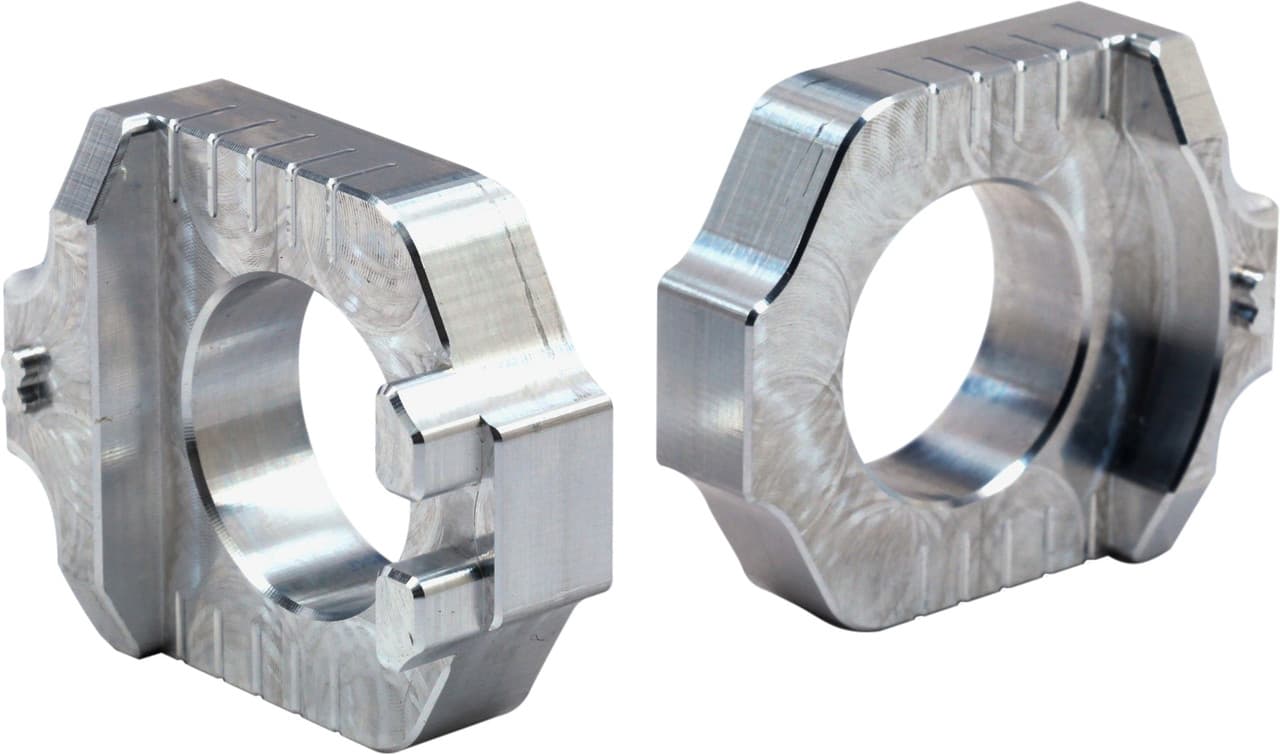 Works Axle Blocks Elite Yamaha Silver