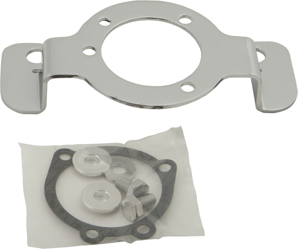CARB SUPPORT BRACKET ONLY CHROME XL 88-90