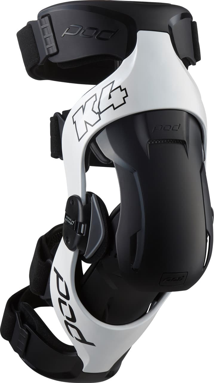 Pod K4 V2.0 Knee Brace (LT) White/Black MD/LG