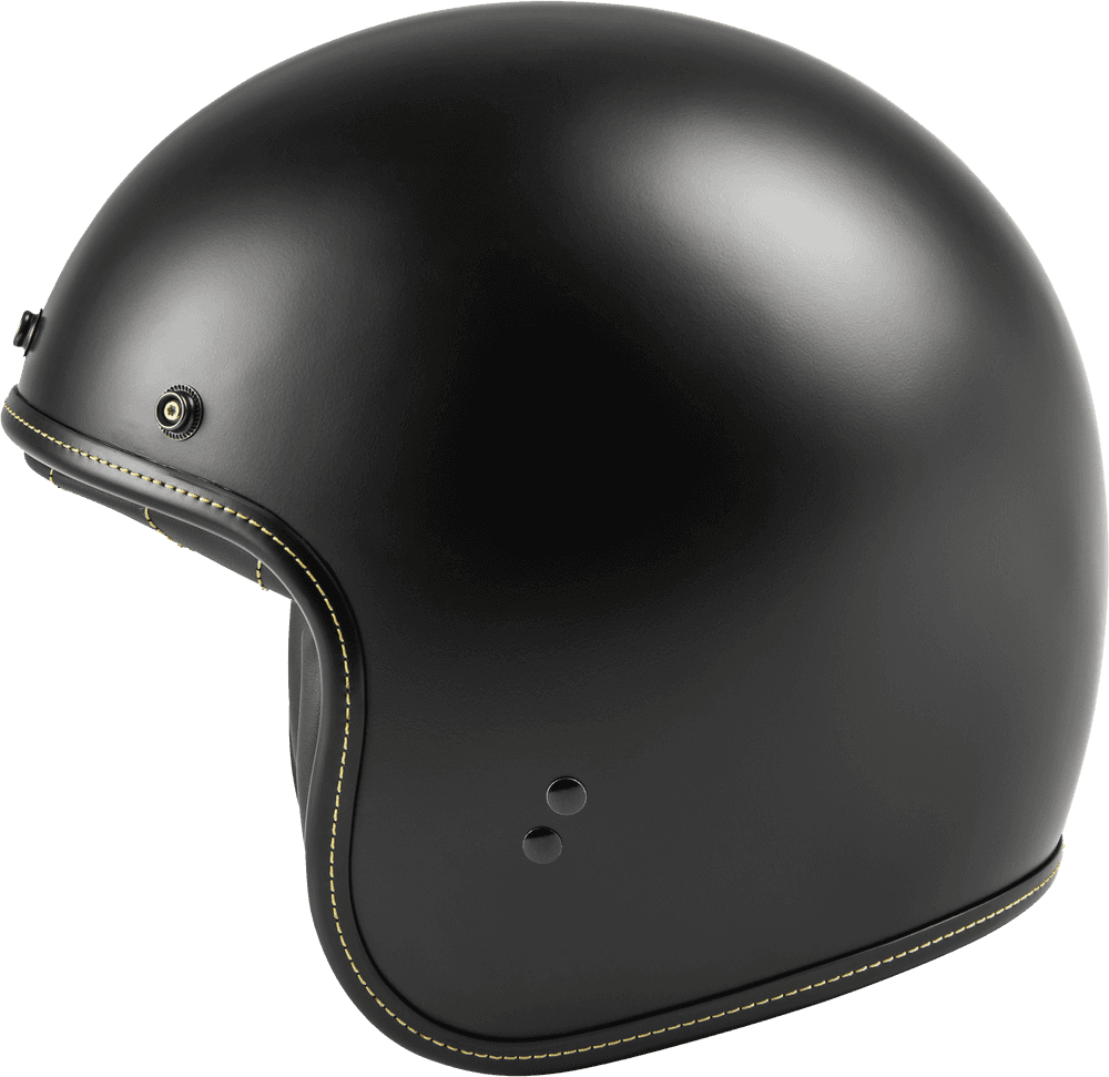 .38 RETRO HELMET MATTE BLACK XS