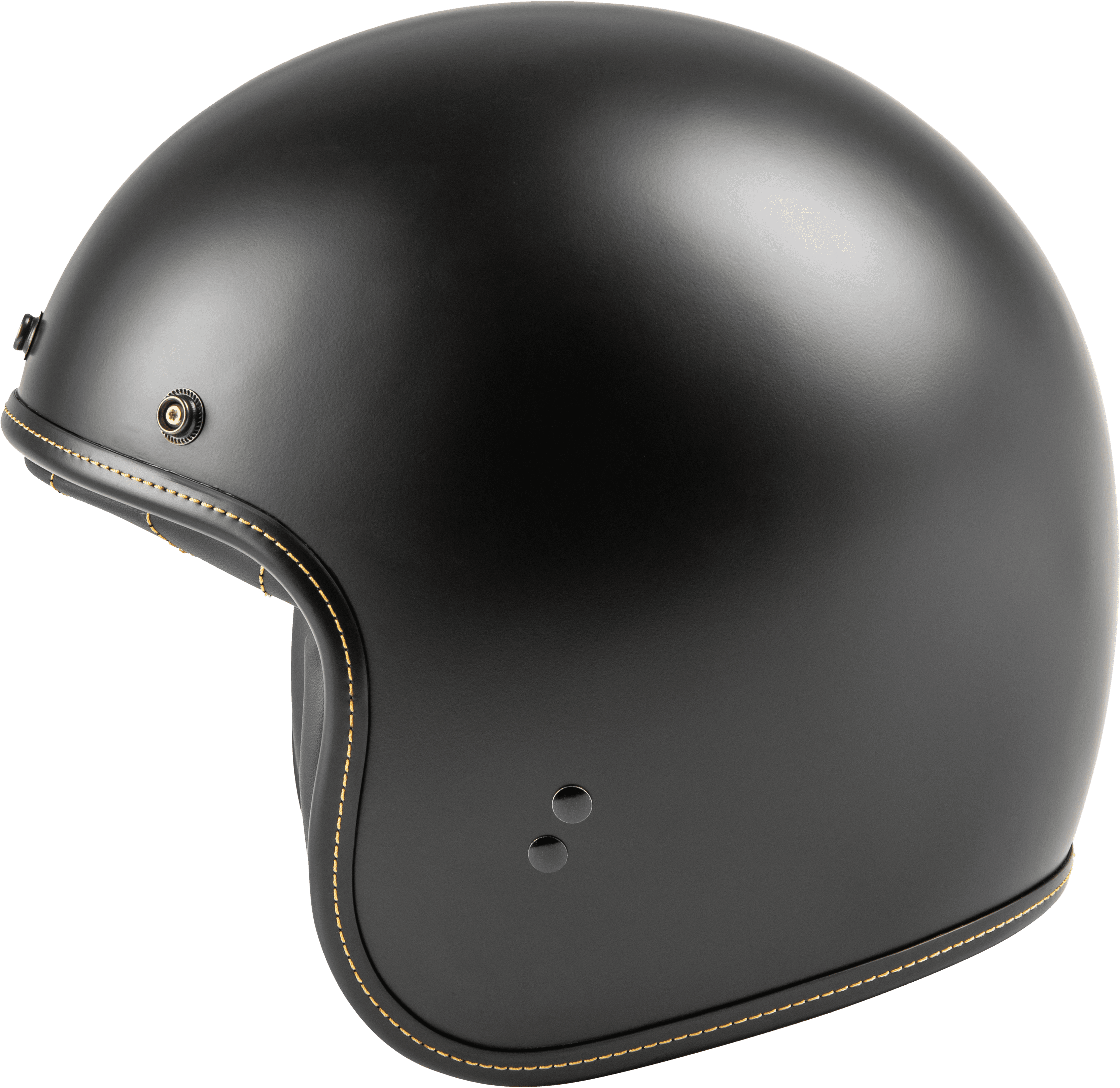 .38 RETRO HELMET MATTE BLACK XS