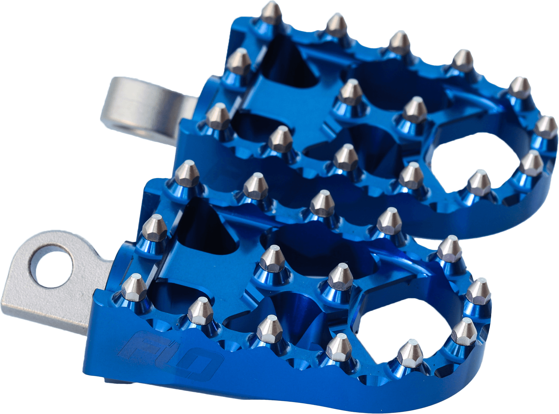 MOTO STYLE FOOTPEG SET BLUE 2"X 3.125"