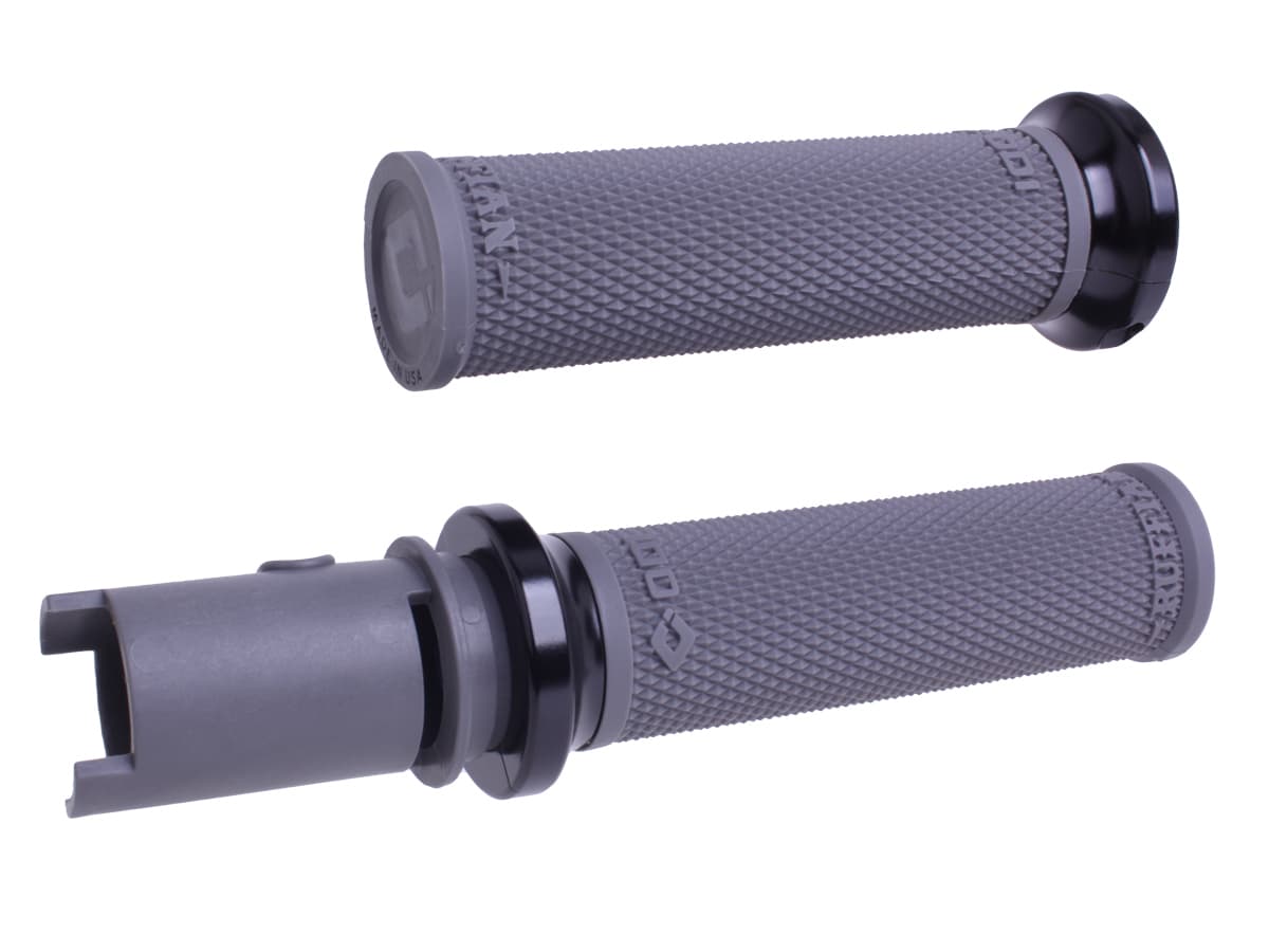 LOCK-ON RUFFIAN GRIPS GRAPHITE/BLACK CVO `23-24