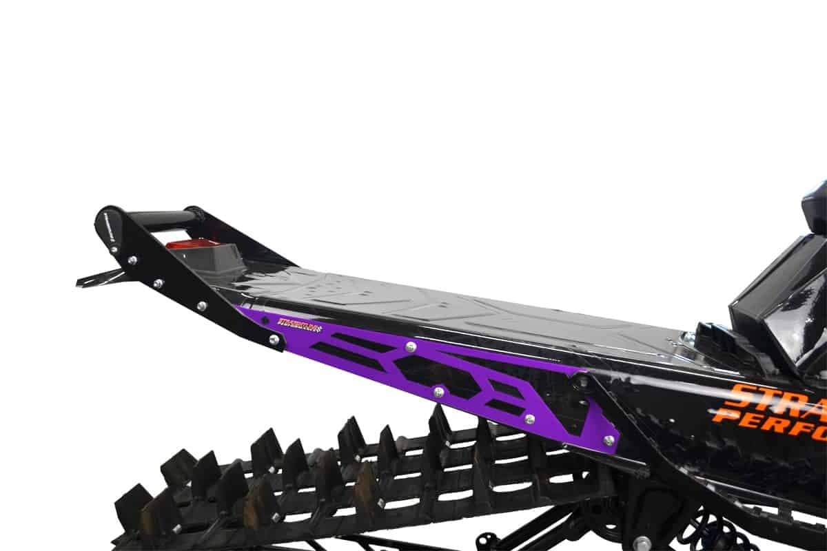 Straightline Hide 'N' Go Rear Bump Black/Purple Polaris