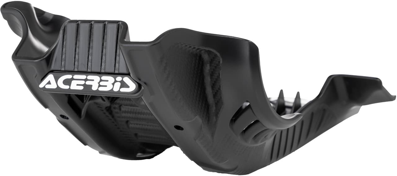 SKID PLATE W/LINKAGE GUARD BLACK/WHITE