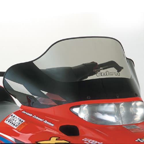 COBRA WINDSHIELD POLARIS MID/TINTED W/BLACK GRAPHICS