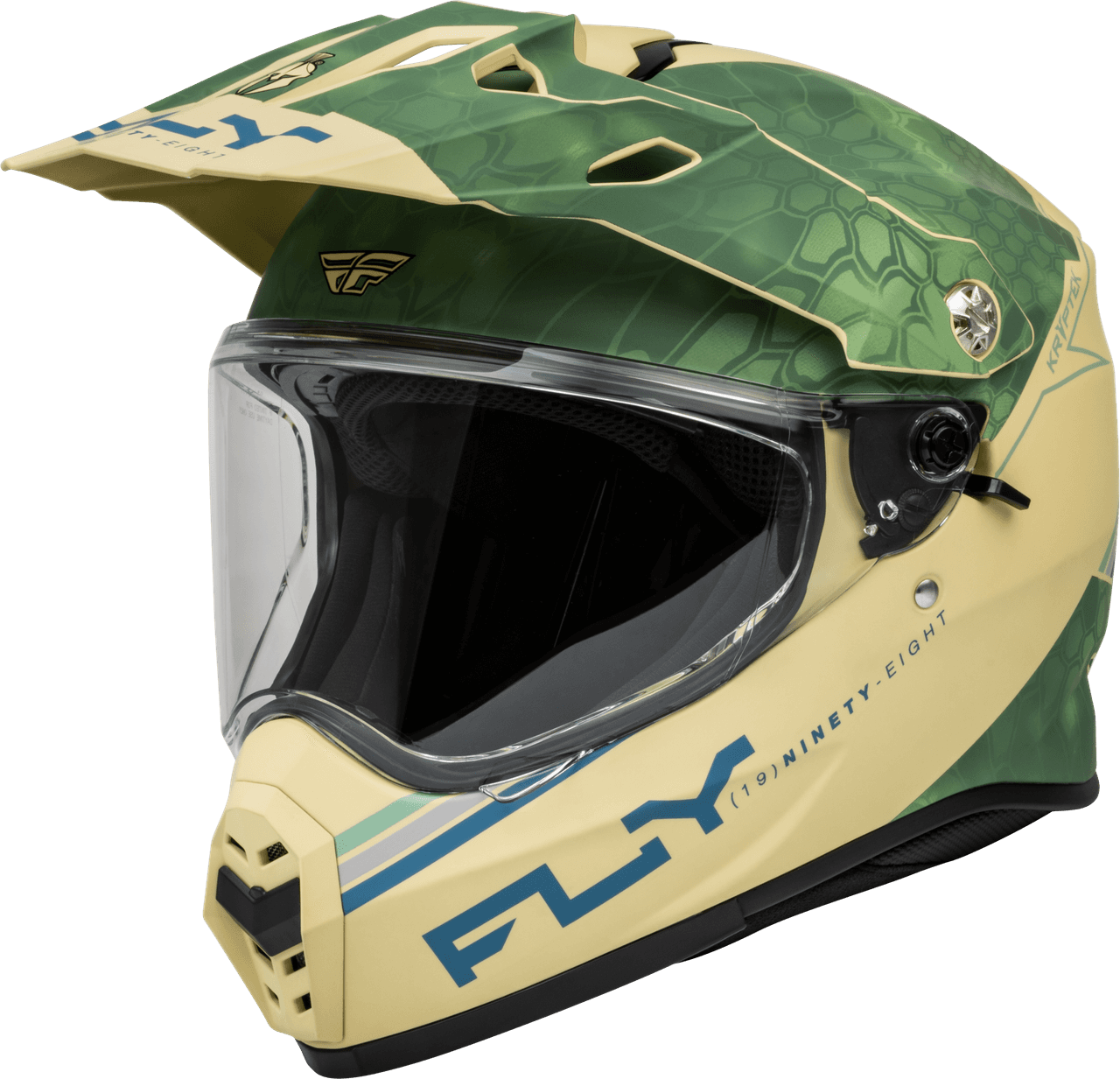 Fly Racing Trekker Kryptek Conceal Helmet Matte Tan/Sage/Black XS