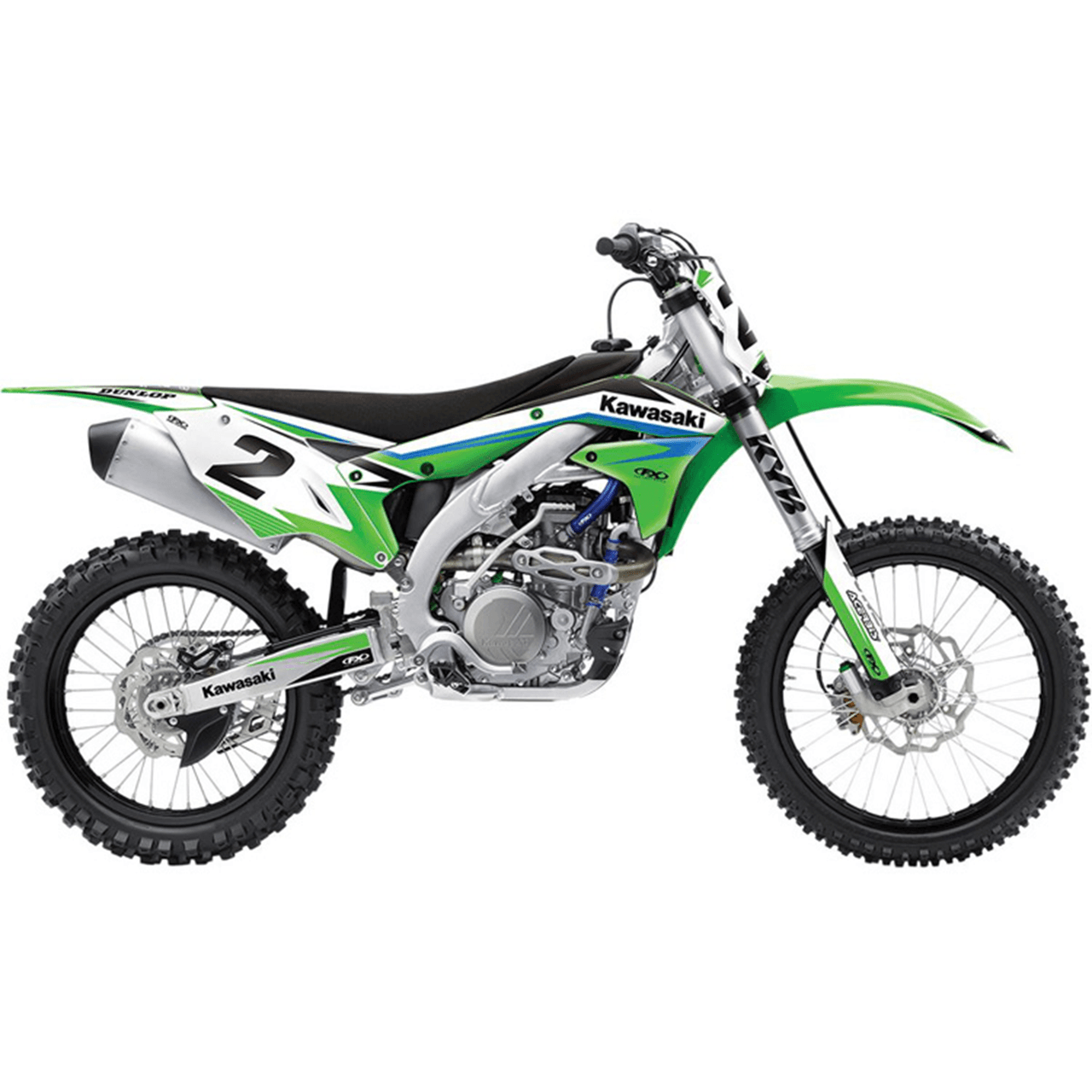 FX 2016 EVO KAWASAKI SHROUD/AIRBOX GRAPHIC KIT