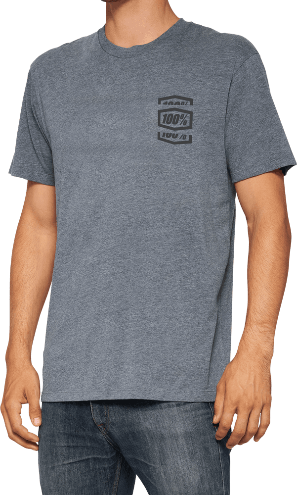 100-PERCENT Crop Ss Tee Heather Grey MD