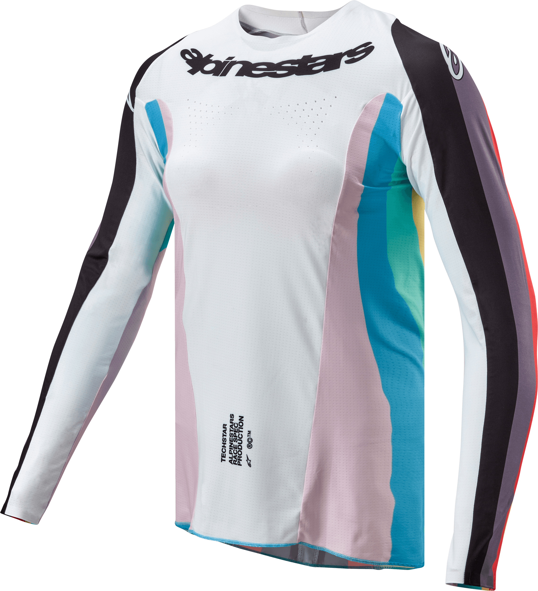 STELLA TECHSTAR JERSEY BLACK/MULTICOLOR LG