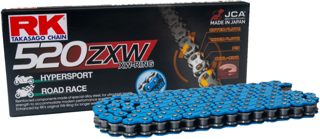 Rk Excel BB520ZXW Drive Chain Blue 520 X 120