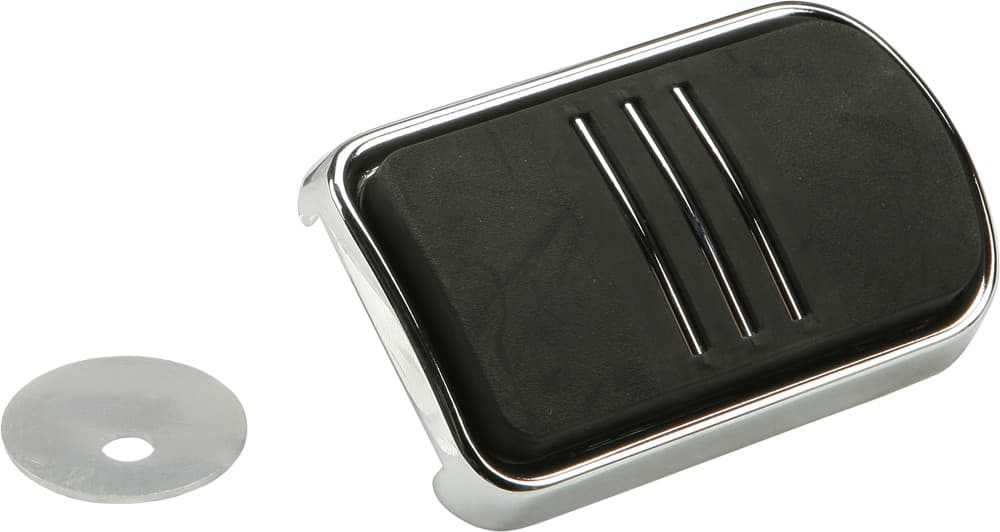 BRAKE PEDAL PAD CHROME FLT, FLST, FD