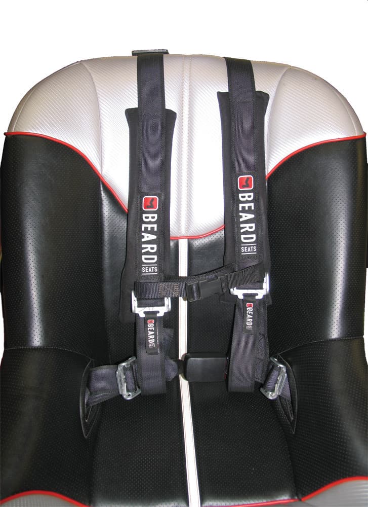 Beard Safety Harness 2X2 W/Pads And Auto Style Buckle