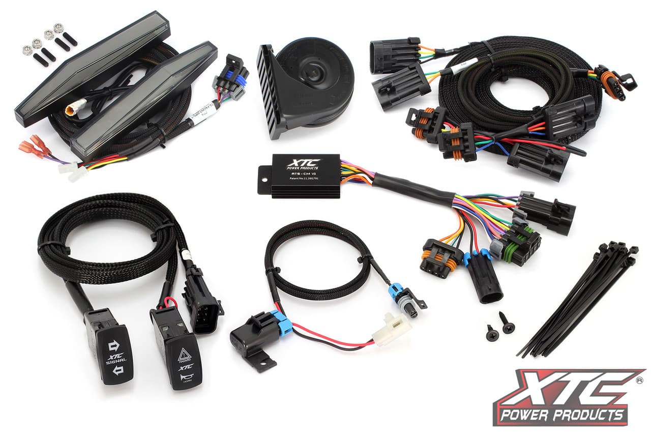 AUTO TURN SIGNAL KIT W/ HORN AND FRONT DRL LIGHTS CAN