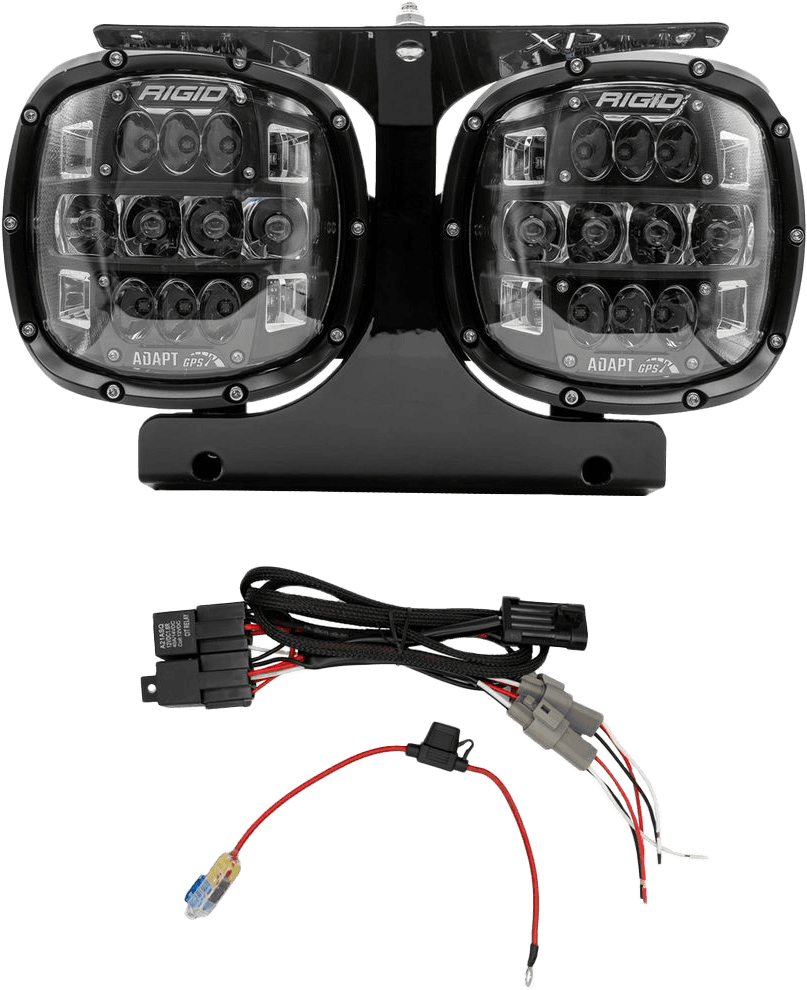 RIGID ADAPT HEADLIGHT KIT `15-23 (EXC.`23 CVO) FLTR
