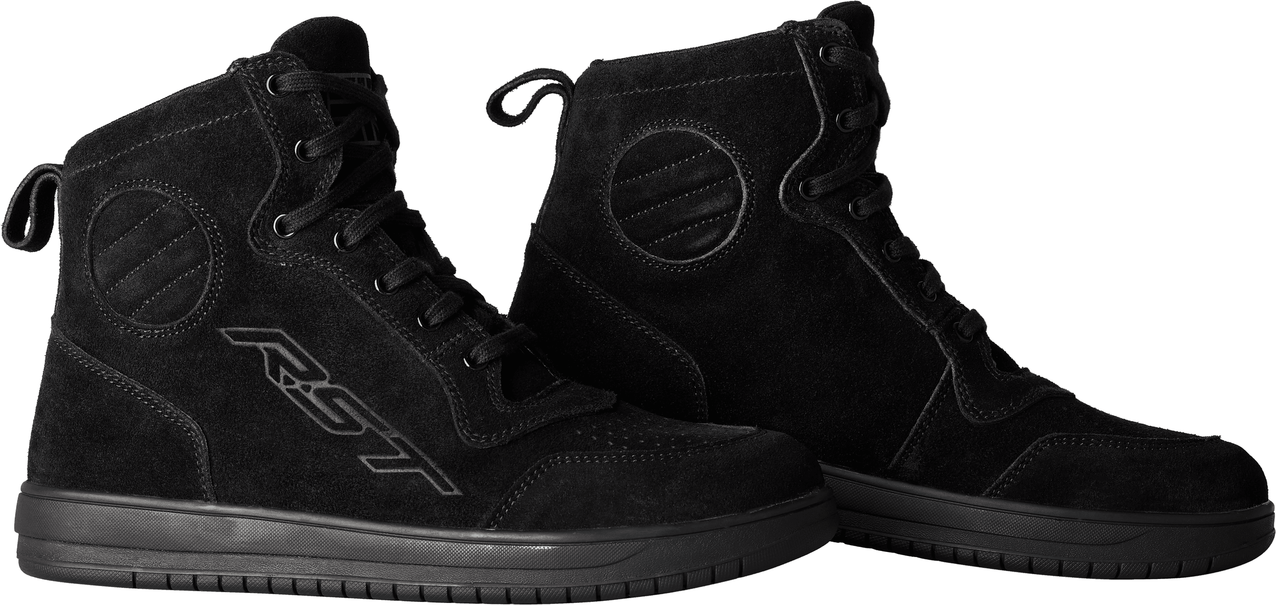 HITOP MOTO SNEAKER CE BOOT BLACK SUEDE SZ 13