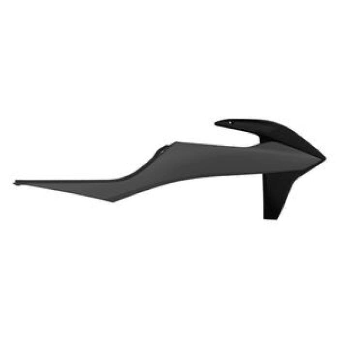 POLISPORT RADIATOR SCOOPS KTM, BLACK/NARDO GREY