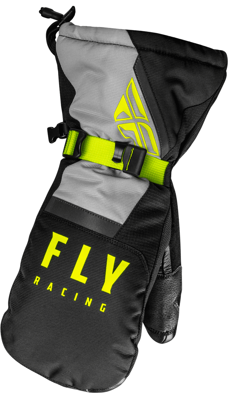 Fly Racing Cascade Mittens Black/Grey/Hi-Vis LG