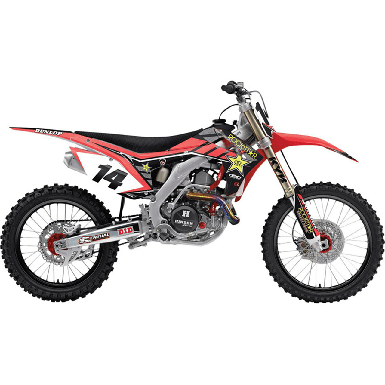 FX 16 ROCKSTAR COMPLETE SHROUD/TRIM/LOWER FORK GRAPHIC KIT