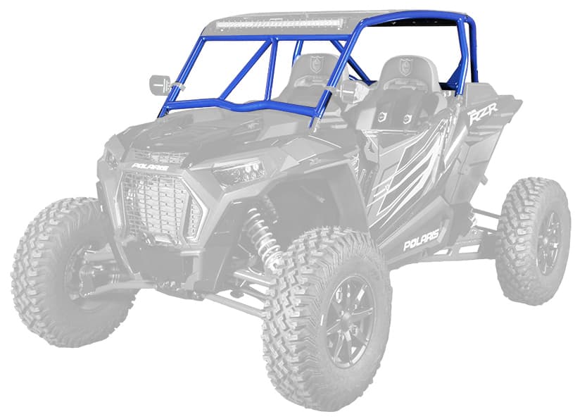 Pro Armor Cab Asylum Cage W/V Intrusion Polaris Blue