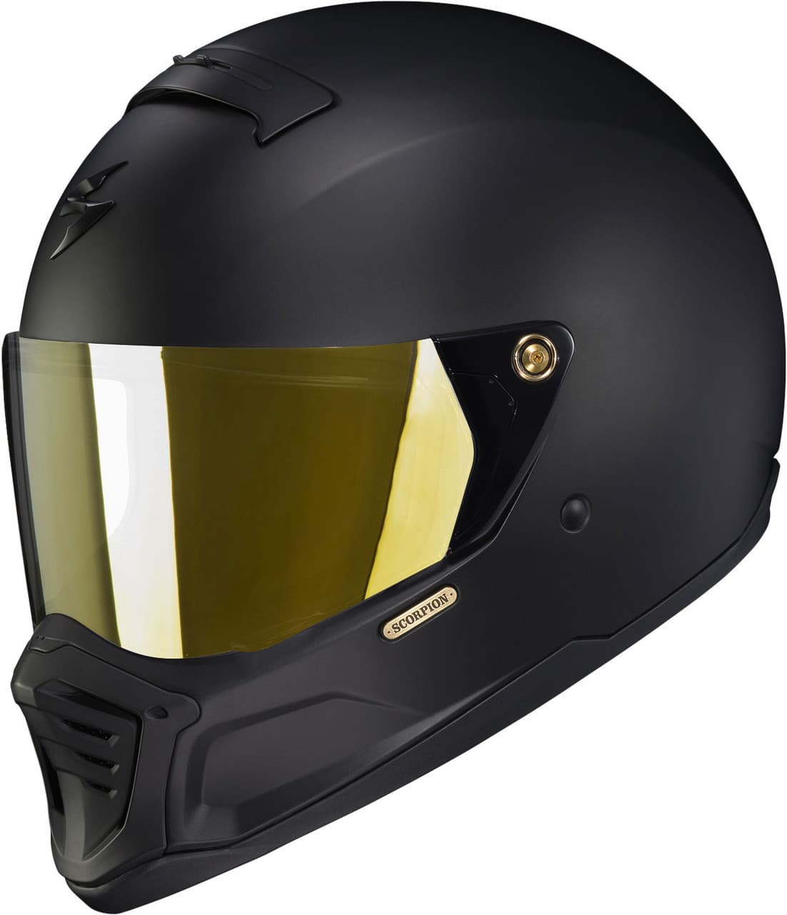 Scorpion Exo EXO-HX1 Faceshield Gold Mirrored