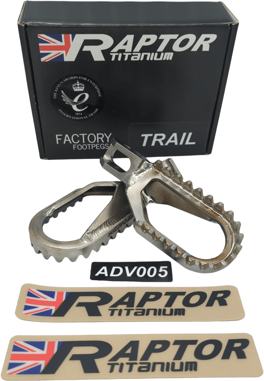 Raptor Titanium Foot Pegs Adv Pr BMW