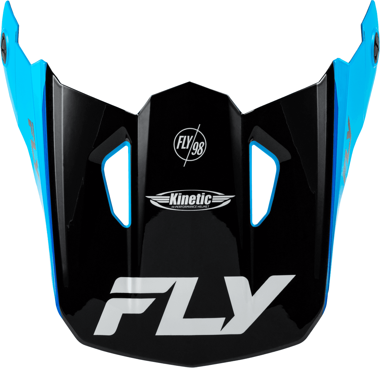 Fly Racing Kinetic Rally Helmet Visor Blue/Black/White XS/SM