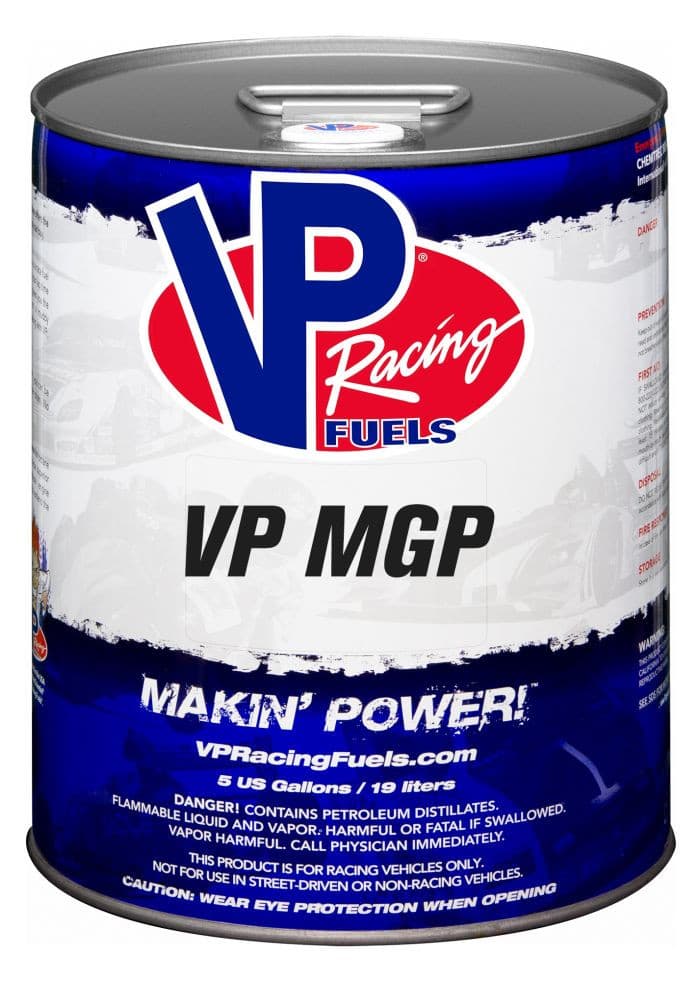 VP RACING FUELS VP MGP R REG 5 GALLON PAIL