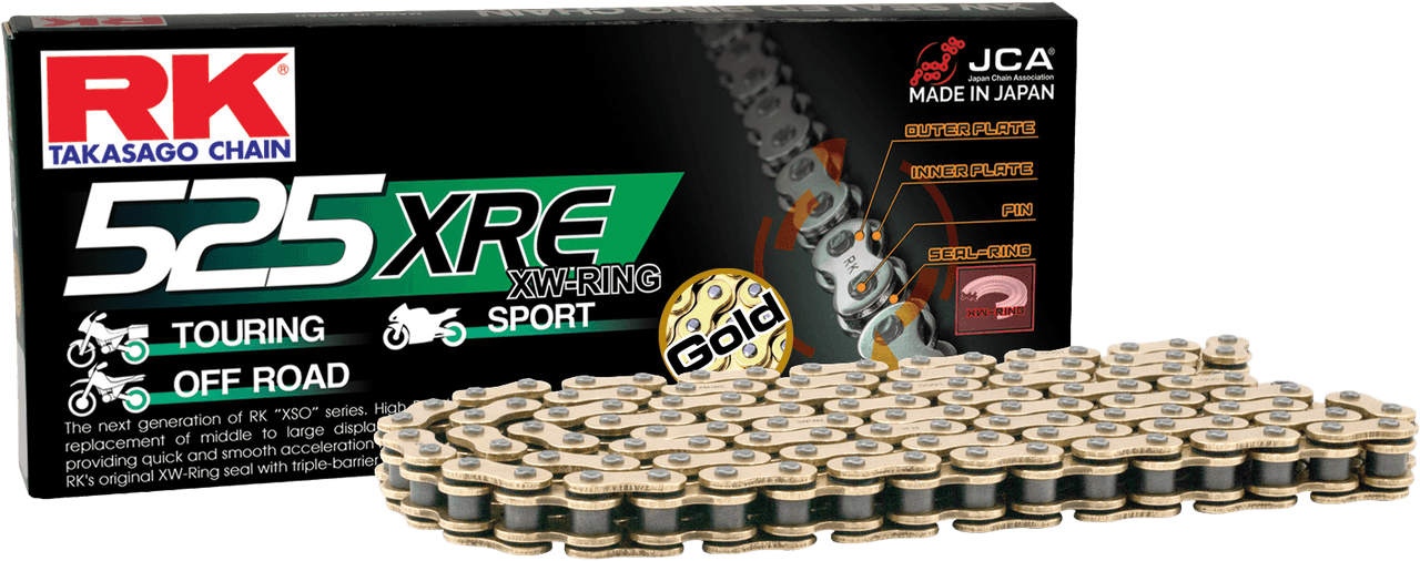 Rk Excel GB525XRE Drive Chain Gold 525 X 120