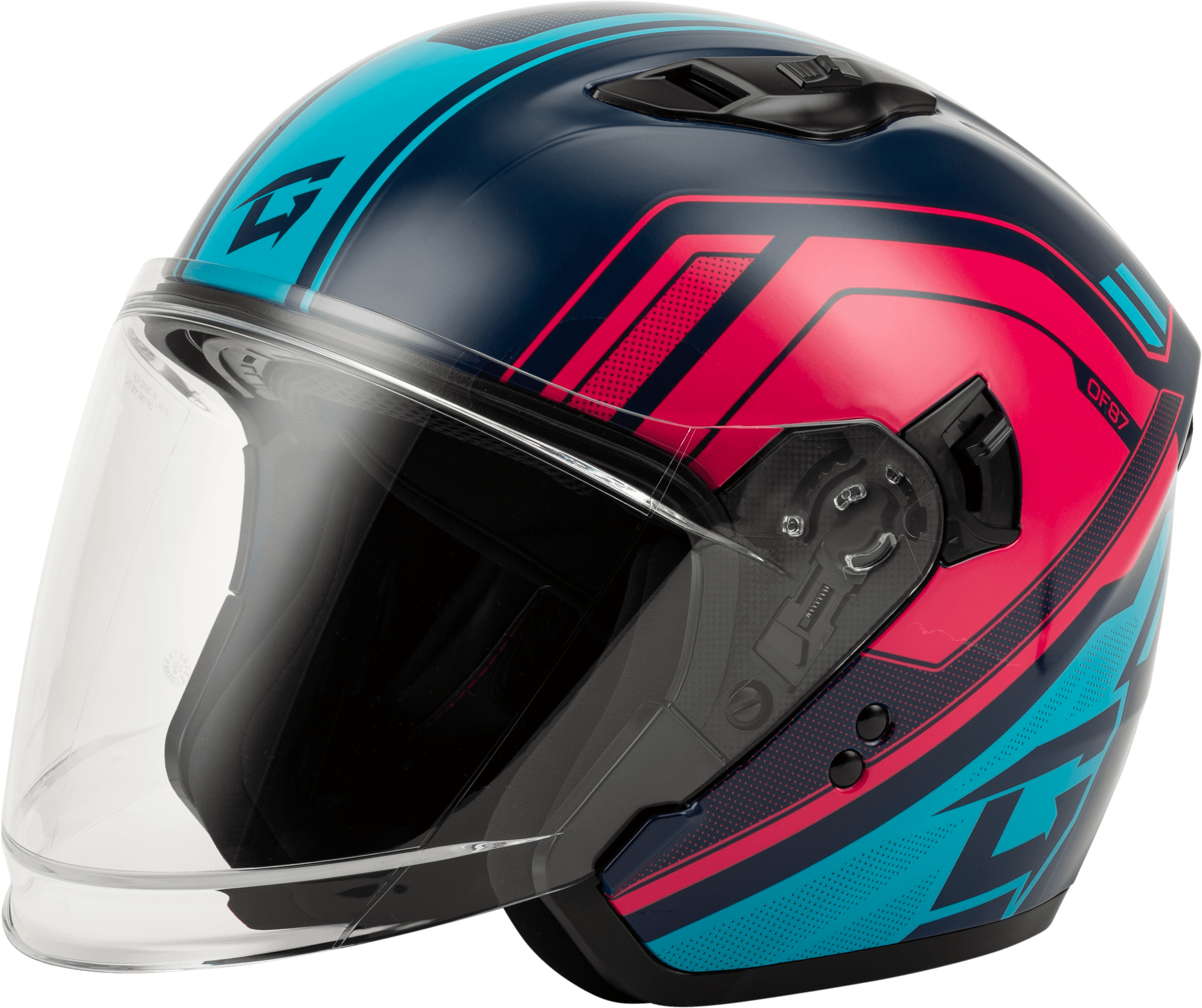 OF-87 DUKE HELMET BLUE/RED SM