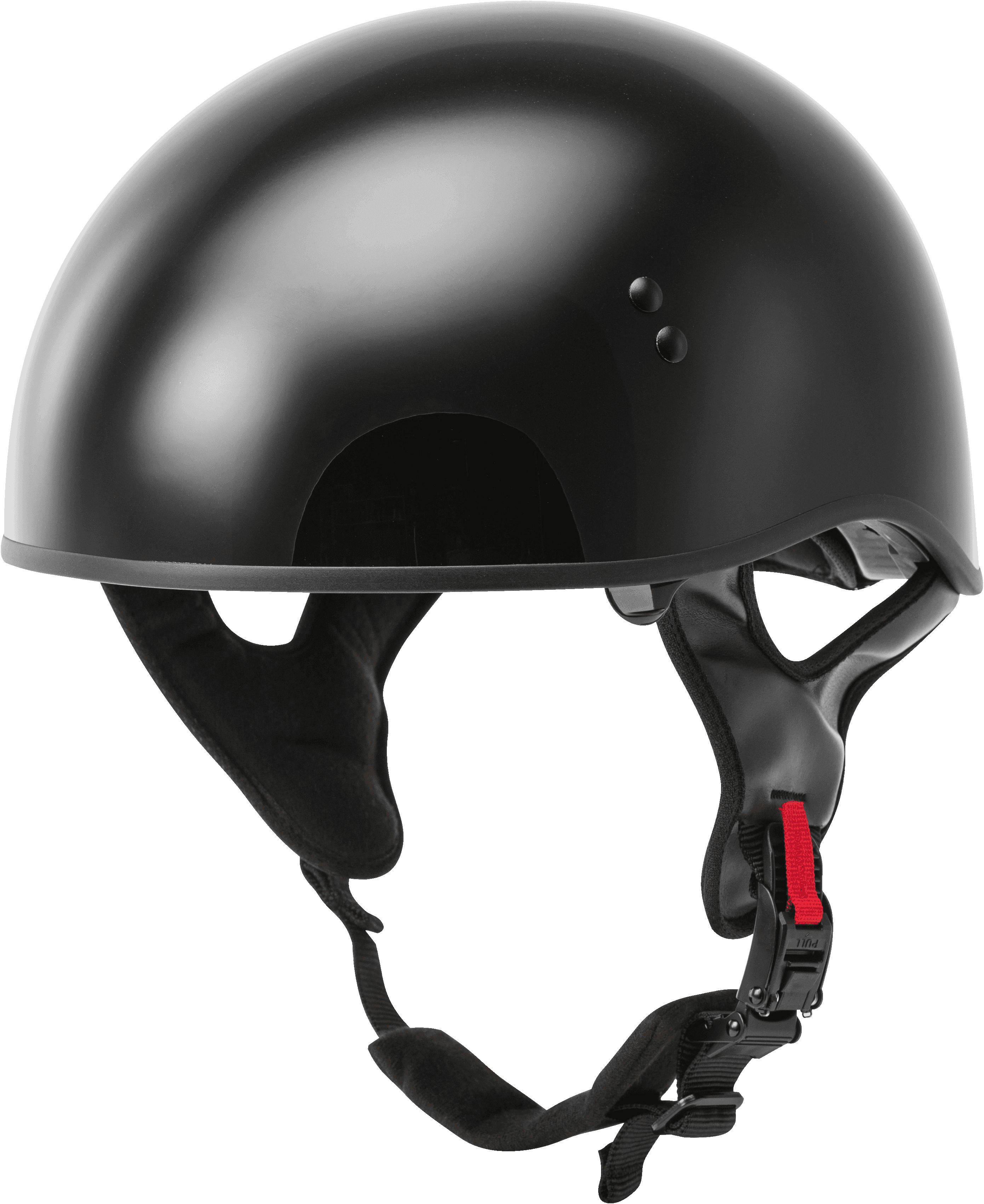 HH-65 HALF HELMET NAKED BLACK XS